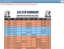 Tablet Screenshot of gymsoumagne.com